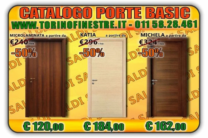 Porte Interne in Laminato e Massello Novara. Prezzi online